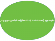 ၂၀၁၉-၂၀၂၀ ပညာသင်နှစ် အခြေခံအလယ်တန်း (Grade-9) စာမေးပွဲ (နမူနာမေးခွန်း)