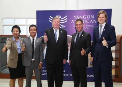 Yangon American International School ကို ေက်ာင္းသားမိဘမ်ား လာေရာက္ေလ့လာႏိုင္ရန္ စတင္ဖြင့္လွစ္